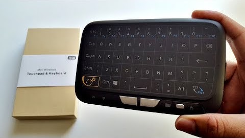 H18 Draadloos 2,4 GHz Touchpad Mini-toetsenbord - Android TV BOX, PC, MAC, TABLETS