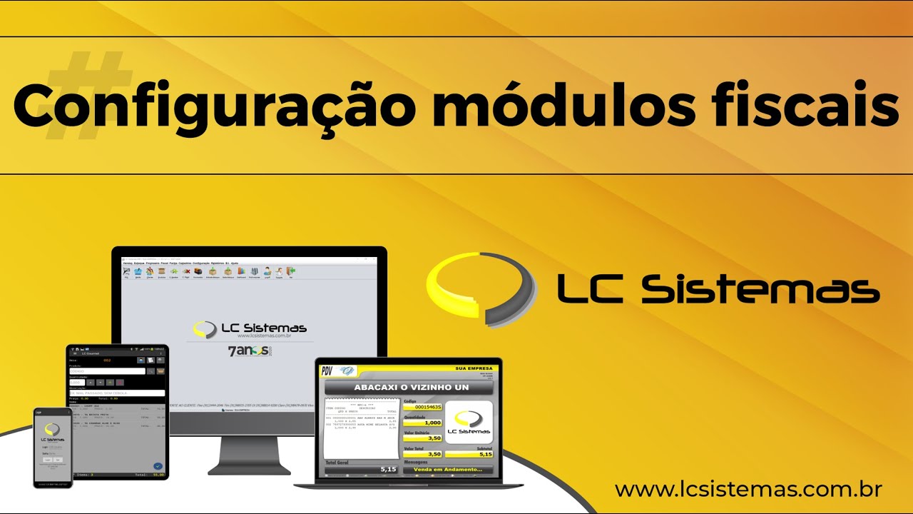 Aula 05 Configuração módulos fiscais YouTube