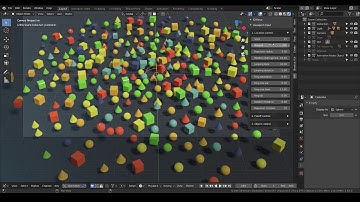 [Demo] Tornado of objects_Take 1 - blender animation nodes; noding-product