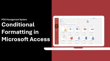 How to Make POS System | 25 - Conditional Formatting in Microsoft Access