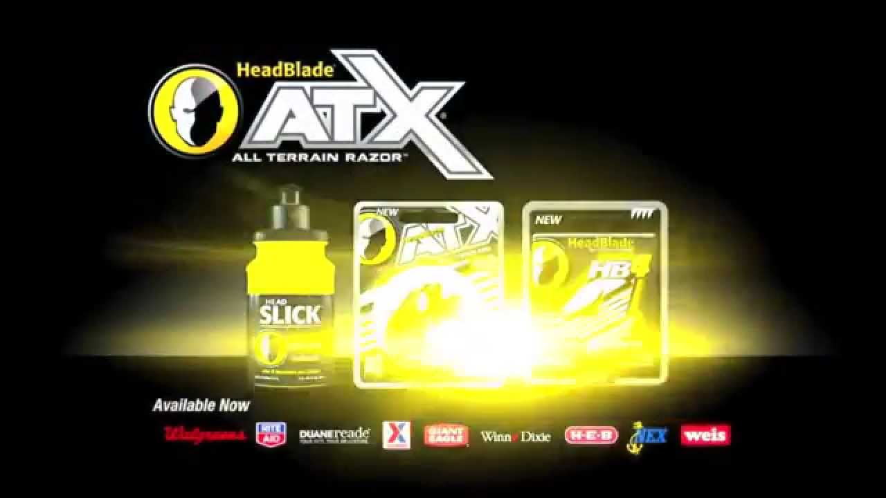 Реклама бритвы для головы - HeadBlade ATX