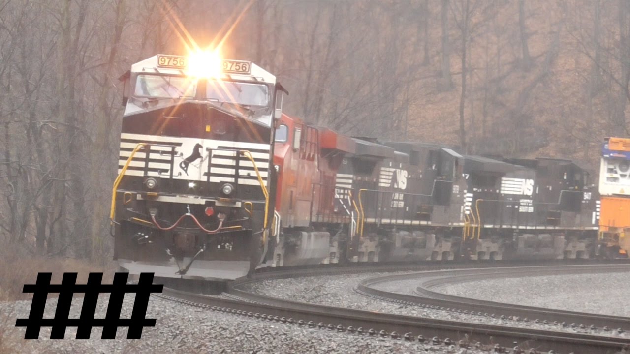 Rainy Day At Horseshoe Curve With Norfolk Southern Trains Youtube Rainy Day At Horseshoe Curve With Norfolk Southern Trains Youtube