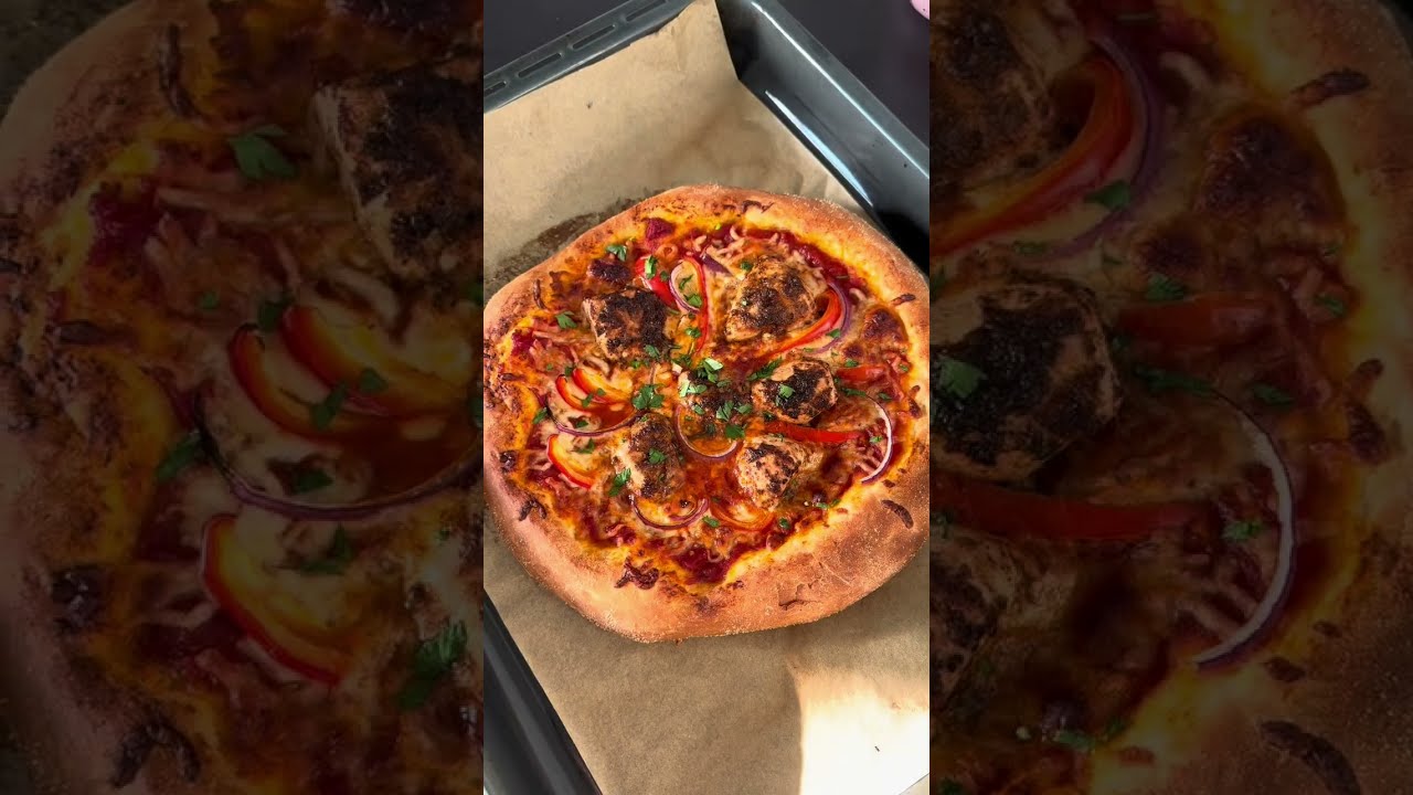 Chicken fajita pizza 🍕 