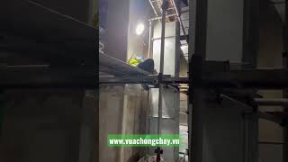 Bọc chống cháy cột thép bằng Vermiculite thạch cao VMC-VF120 #fireproof #vermiculite #vữa_chống_cháy Bọc chống cháy cột thép bằng Vermiculite thạch cao VMC-VF120 #fireproof #vermiculite #vữa_chống_cháy