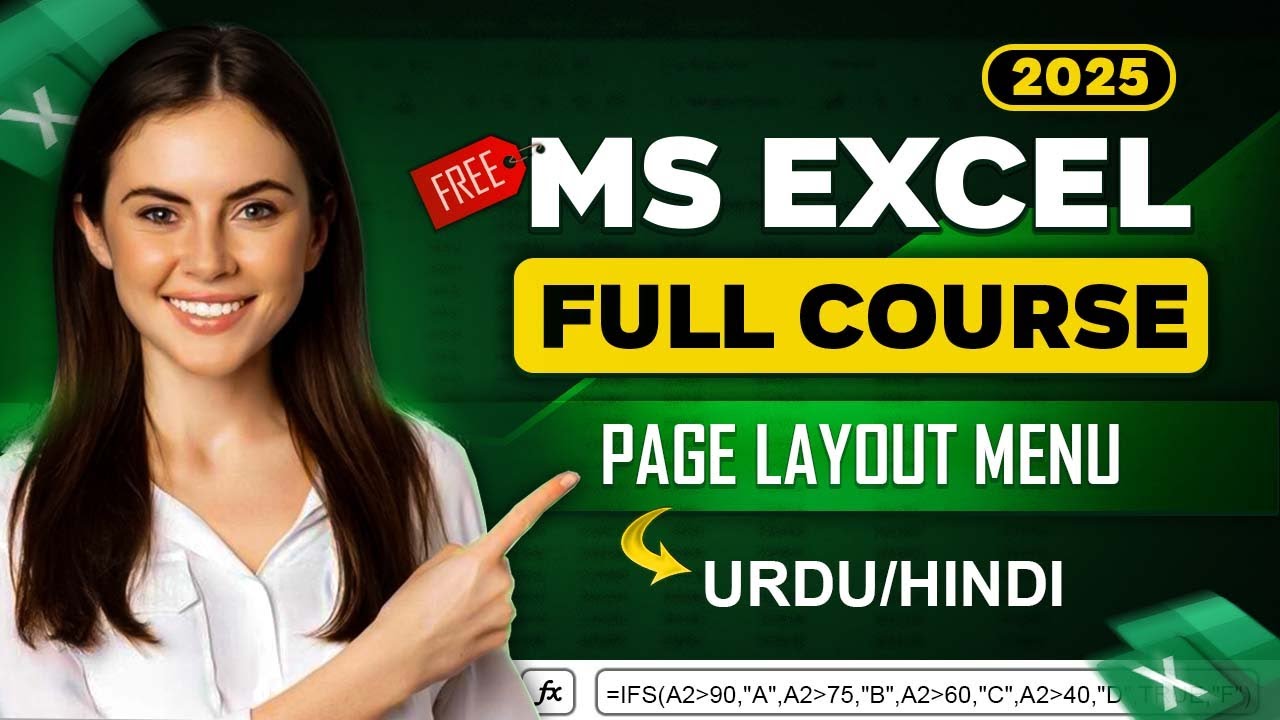 MS Excel Page Layout Tab Complete Tutorial | Beginner to Advanced - YouTube
