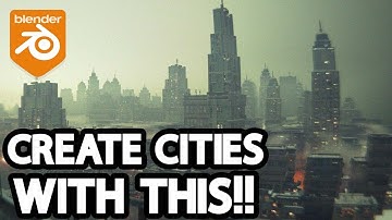 Generate Cities in Blender Using This Addon | Simple City