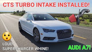 CTS TURBO INTAKE INSTALL on my Supercharged 2016 Audi C7.5/4G8 A7 Quattro Prestige!