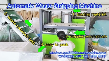 Automatic Waste Stripping Machine | Foam Waste Removing Machine