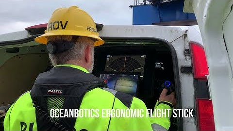 Oceanbotics ROV flight stick by BUVI Scandinavia