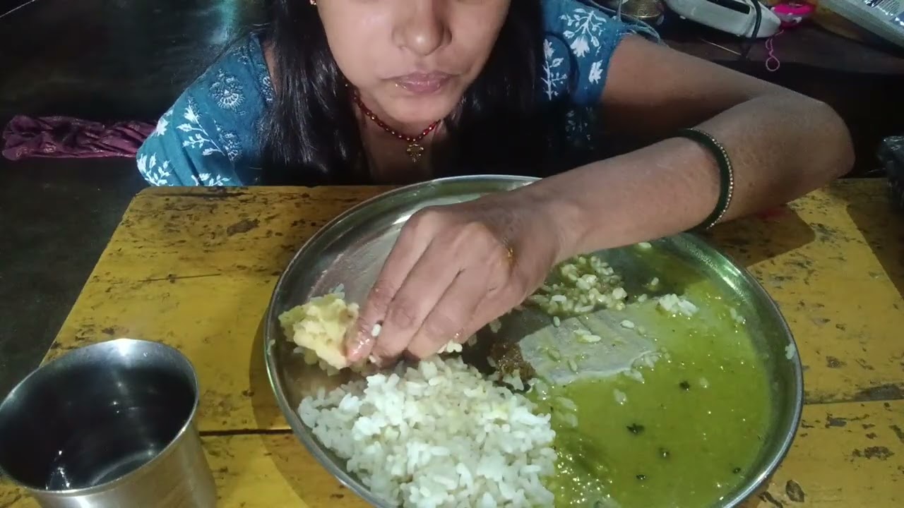 Daal Chawal Eating Video