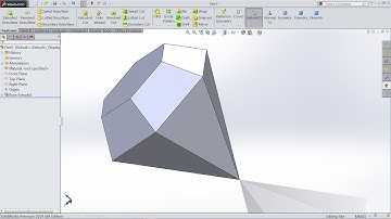 How to Sketch Diamond in SolidWorks