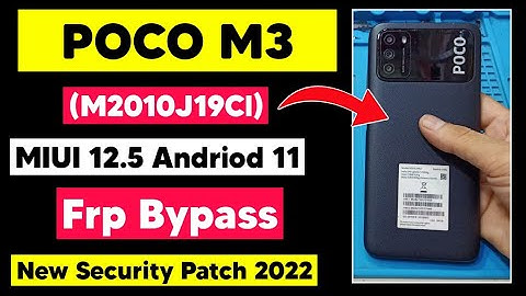 Poco M3 Frp Bypass | (M2010J19Cl) Android 11 Google Account Remove | New Frp Bypass Method Poco M3