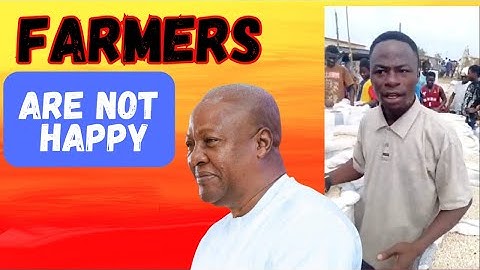 Watch Ghana Farmers NOT Happy with Mahama Policies! Big Market to be constructed in Volta Region