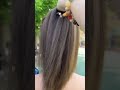 Sleek ponytail hair tutorial: a quick and easy hairstyle#hairhack #ponytail #hairstyle