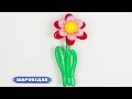 How to make a flower of balloons