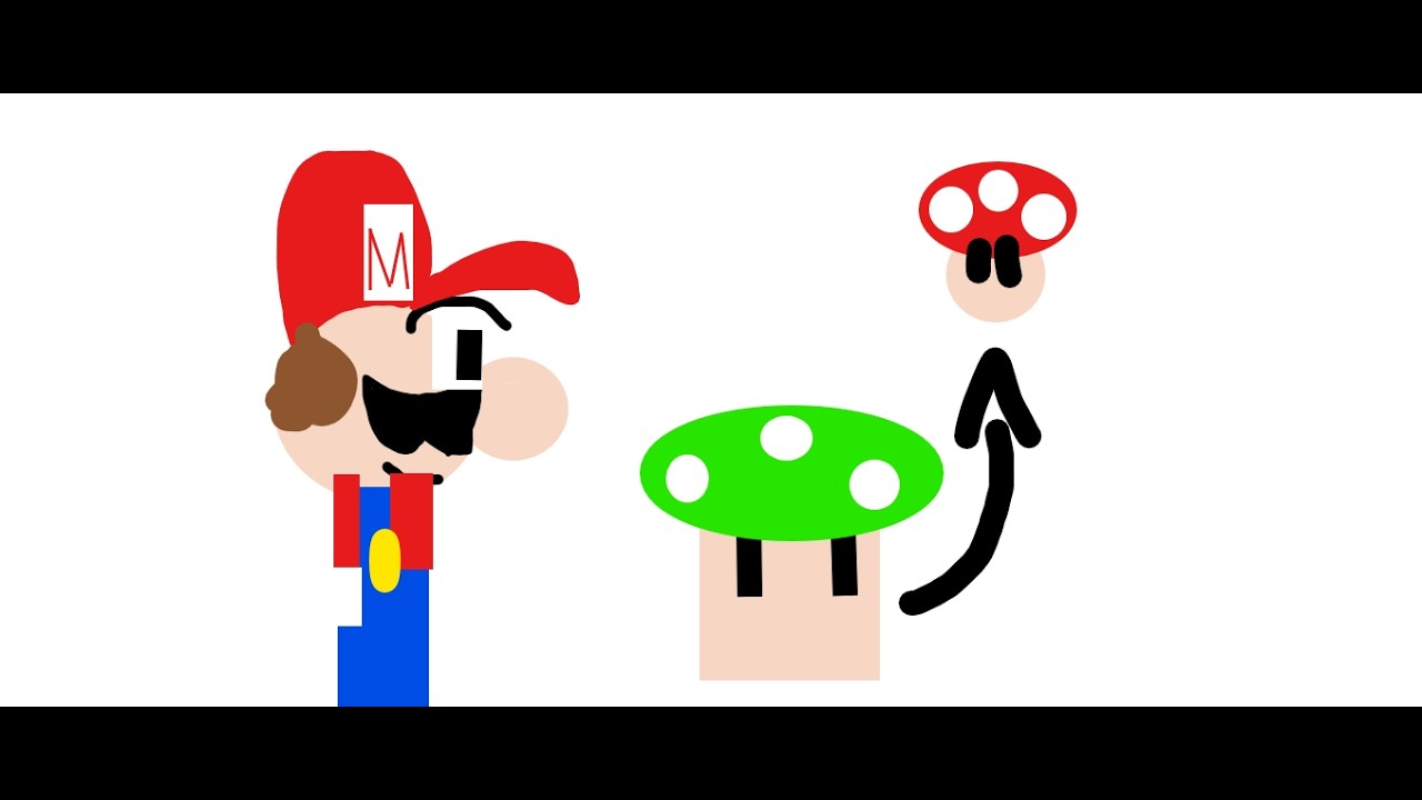 Super Mario 64 mas... cada cogumelo de vida da power ups personalizados para o Mario!