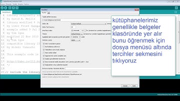 Arduino i2C LCD Ekran Kütüphane Yükleme ve Kullanımı II Arduino i2C LCD Library