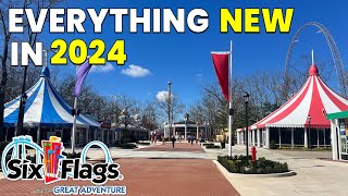 Everything NEW at Six Flags Great Adventure in 2024