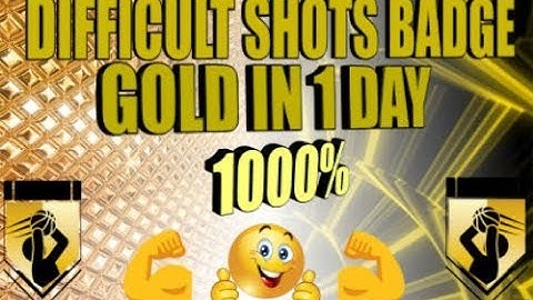 nba 2k18 HOW TO GET DIFFICULT SHOT BADGE EASY TO GOLD IN 1 DAY FACTS###