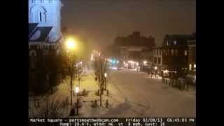 2013 Blizzard 48 Hour Time Lapse Portsmouth NH