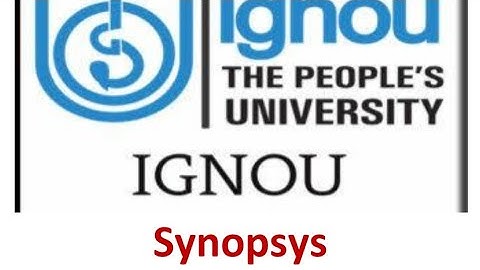 Synopsys making MLiS #libraryscience #mlis#ignou#project#synopsys