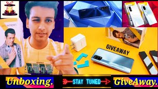 Realme 7 Pro unboxing \& GiveAway** 2021. First impression with detail information.