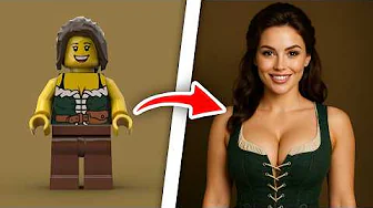 LEGO Minifigures in Real Life | Comparison