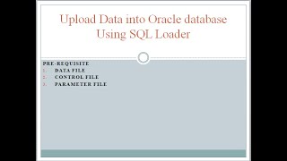 Upload external file data into Oracle database table from Command Line. Upload External Data Into Oracle Database Using Toad