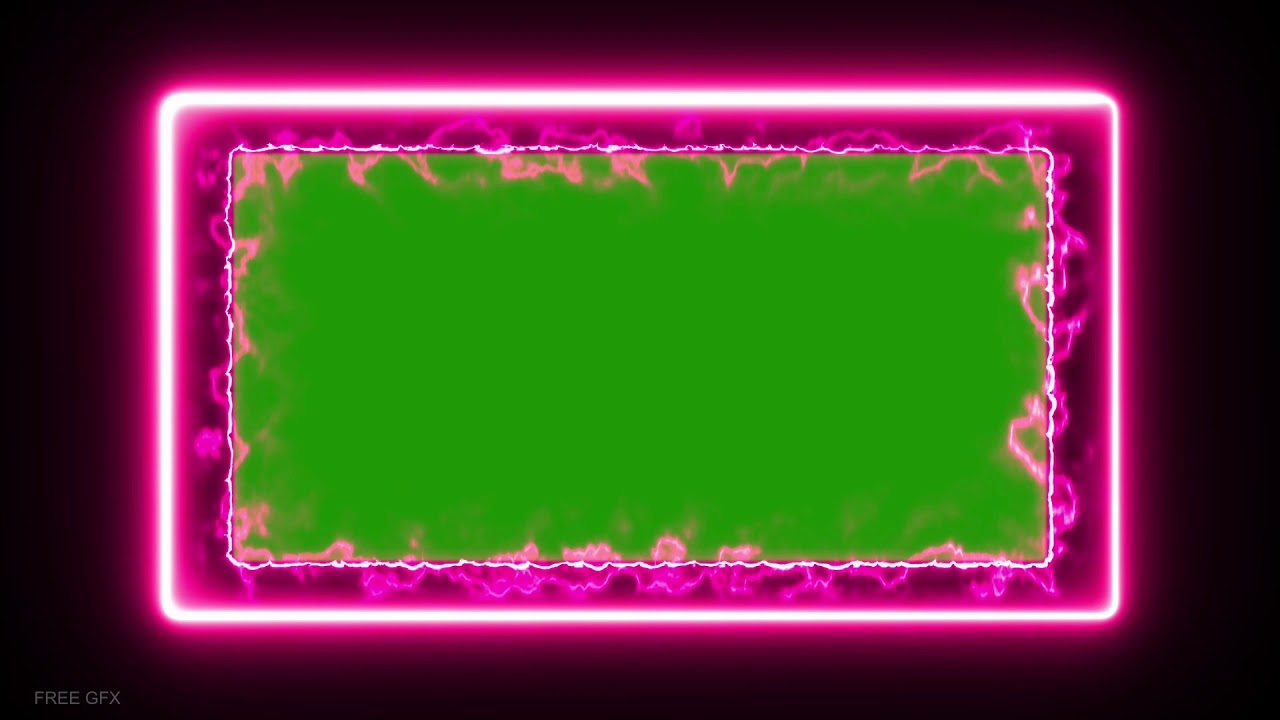 neon green screen