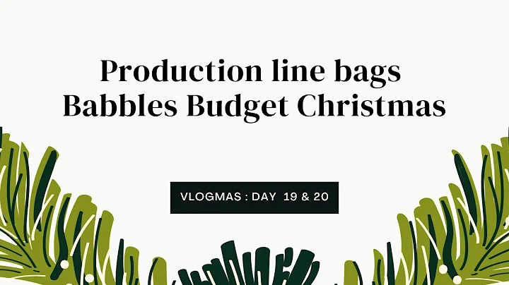 Babbles Budget Christmas - vlogmas 19-20 - Product...