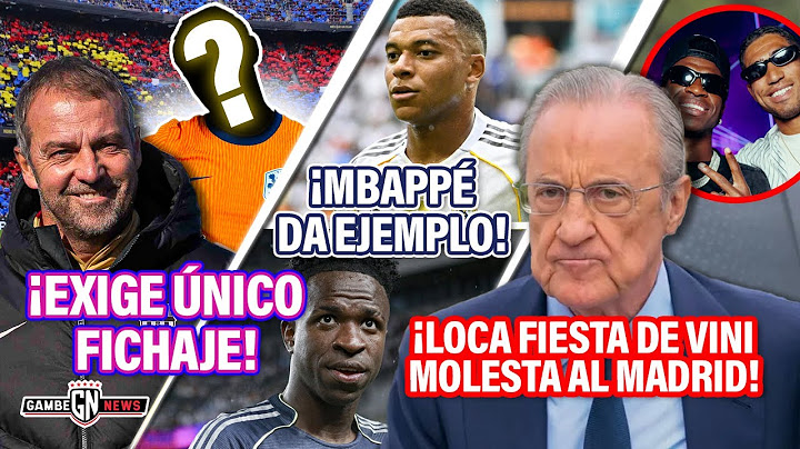Flick EXIGE ÚNICO fichaje💥| Mbappé DA EJEMPLO a Vinicius😰|LOCA FIESTA de Vini ENOJA al Madrid😡