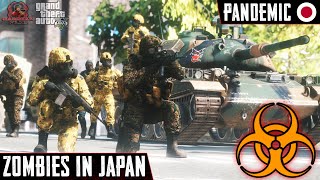 Zombies in Japan | PANDEMIC | Part 21 | GTA 5 Movie