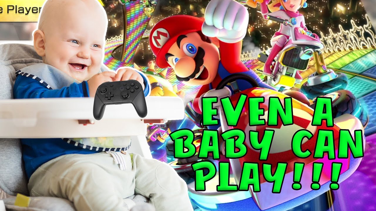 HOW TO SETUP Mario Kart 8 Deluxe so EVEN A BABY could play!