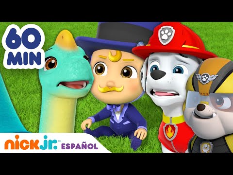 PAW Patrol | ¡1 hora de los rescates de bebés más adorables de la Patrulla canina! | Nick Jr.