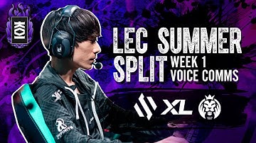 KOI FIGHTING | Voice Comms LEC Summer Split 2023 Week 1
