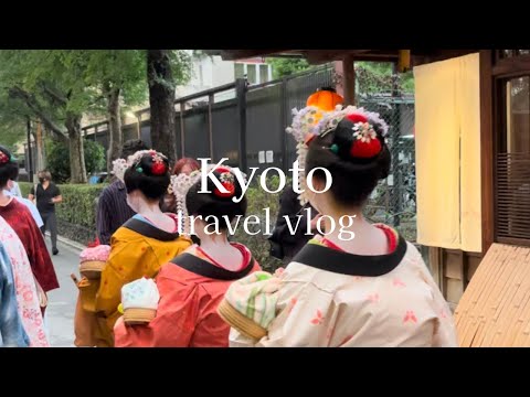 【京都vlog】カフェやグルメ観光🍡清水寺/三十三間堂巡る2泊3日の旅🍂河原町~烏丸御池エリア