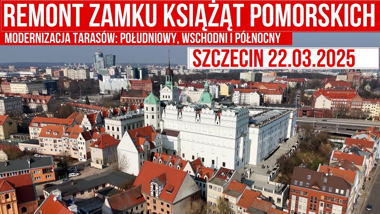 Remont Zamku Książąt Pomorskich w Szczecinie (Zmodernizowane tarasy i odbudowa północnego skrzydła)