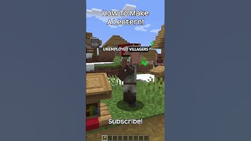 How To Make A Lectern In Minecraft?!