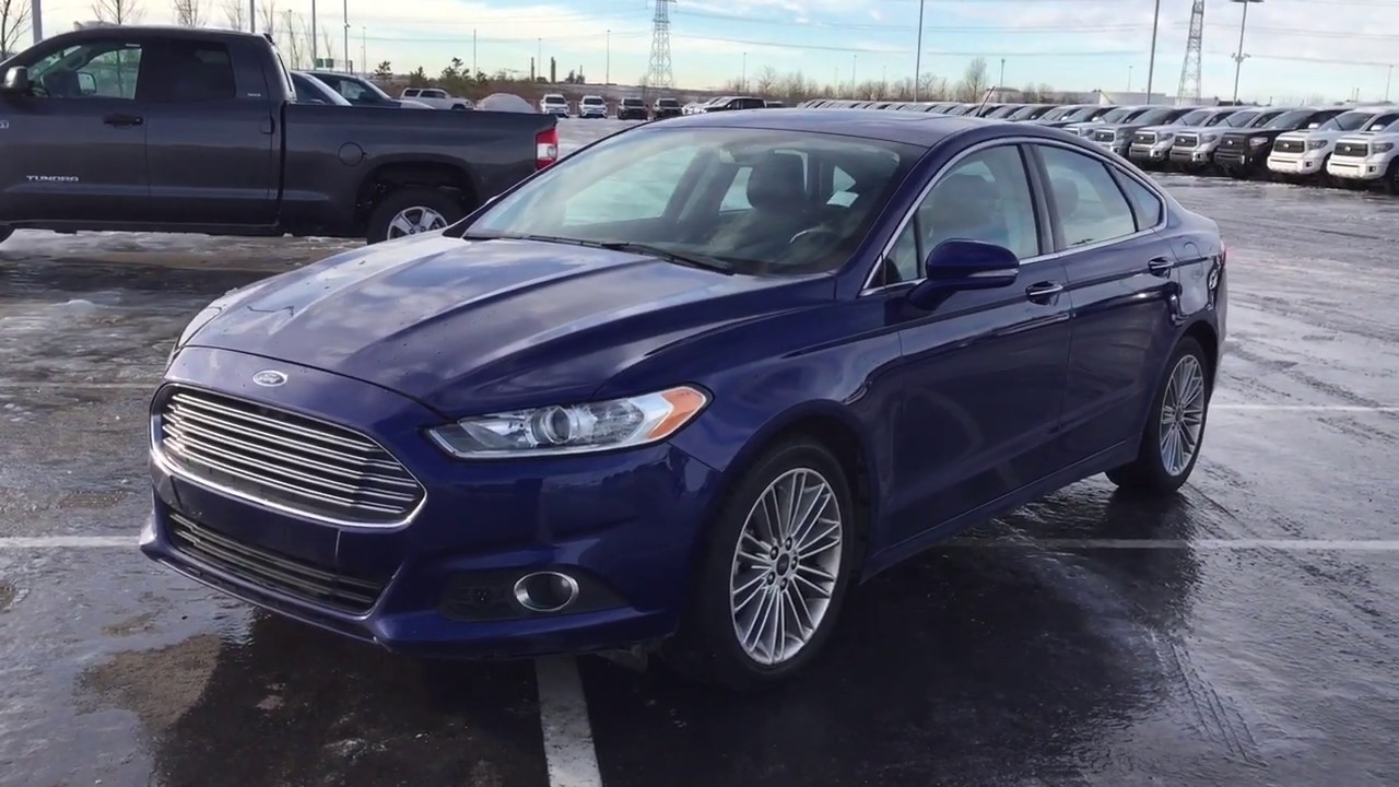 2015 Ford Fusion SE Review - YouTube