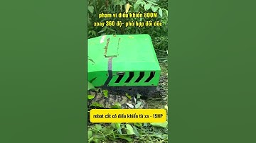 ROBOT CẮT CỎ ĐIỀU KHIỂN TỪ XA YUCHAI YC195F - 15HP MẠNH MẼ VƯỢT TRỘI!#robot #dieukhientuxa #shorts