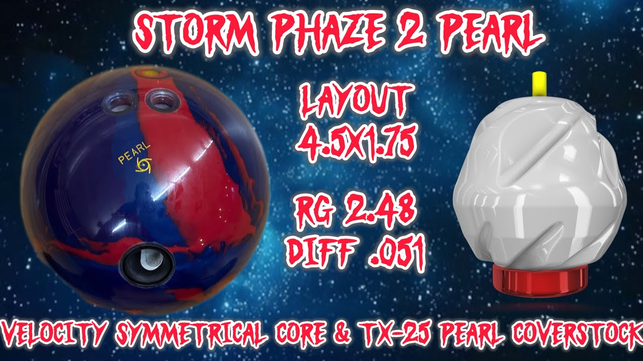 Storm Phaze 2 Pearl Bowling Ball Review - YouTube