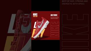 Nike shoe design #canvadesign #graphicdesign #canvatutorial