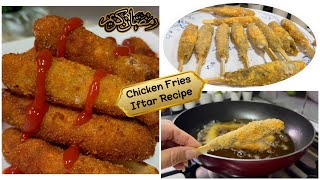 Crispy Chicken Fries | Iftar New Recipe | ?Ramadan Special | Snacks Recipe | Urdu/ Hindi |2023