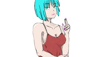 Drawing with openCanvas 5.5 playback VenderGirl 3