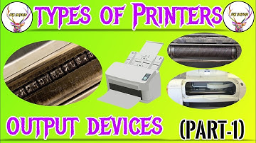 Types of Printers | Output Devices| By UK Infos