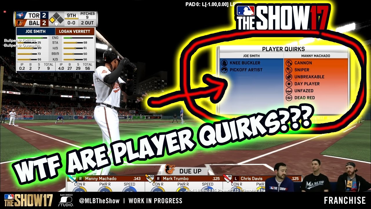 PLAYER QUIRKS | MLB THE SHOW 17 NEWS [THE SHOW 17] #TheShow17 - YouTube