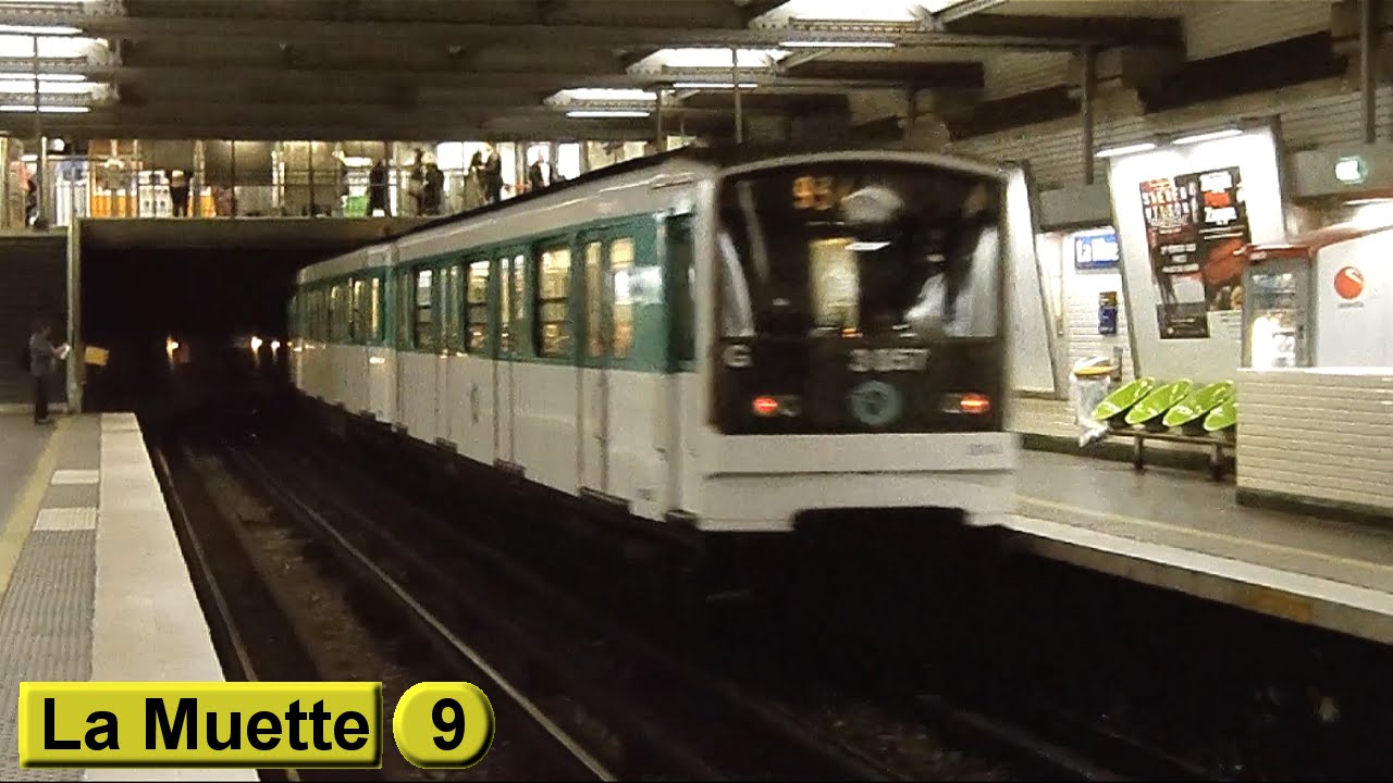 La Muette | Ligne 9 : Métro de Paris ( RATP MF67 - MF01 )