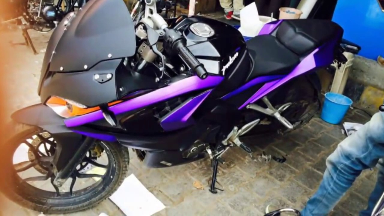 Pulsar Rs200 modified - YouTube