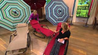 ATLeisure Collapsible Lounge Recliner with Rocking Feature with Pat James-Dementri