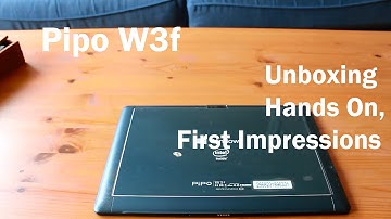 Pipo W3f Unboxing, Hands On, First Impressions! The old Pipo W1S!